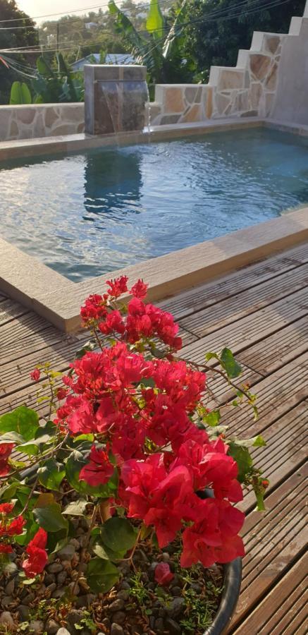 Casa vue mer avec sa piscine privée Saint-Leu Extérieur photo