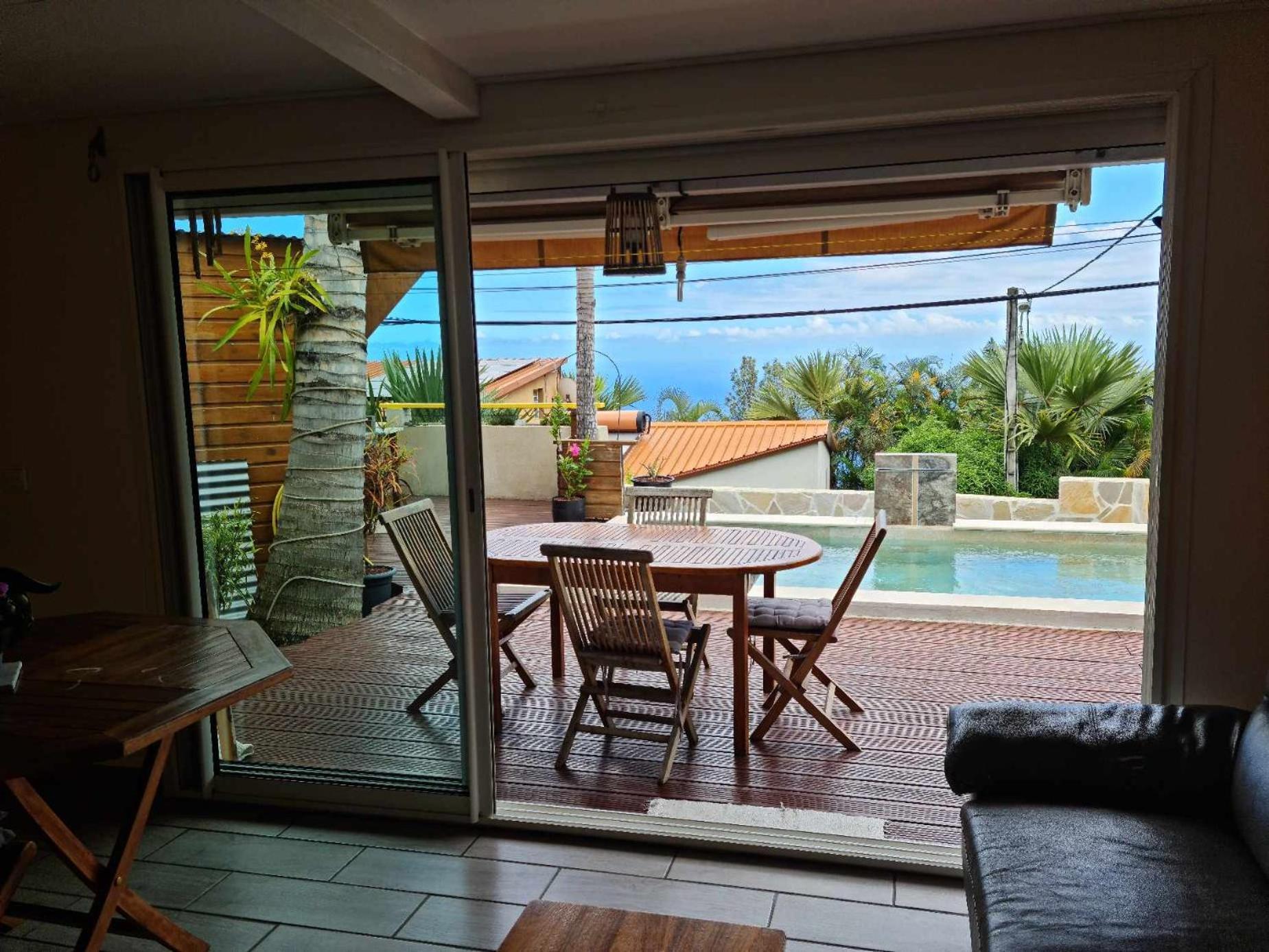 Casa vue mer avec sa piscine privée Saint-Leu Extérieur photo