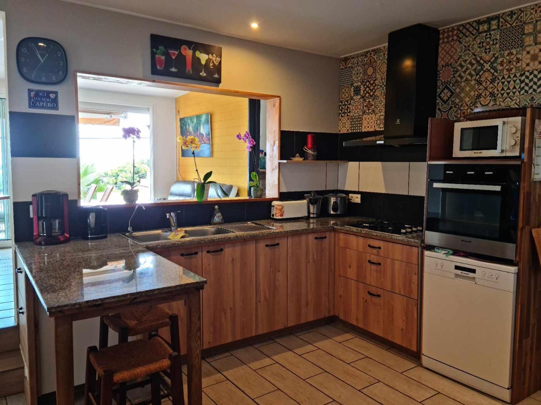 Casa vue mer avec sa piscine privée Saint-Leu Extérieur photo