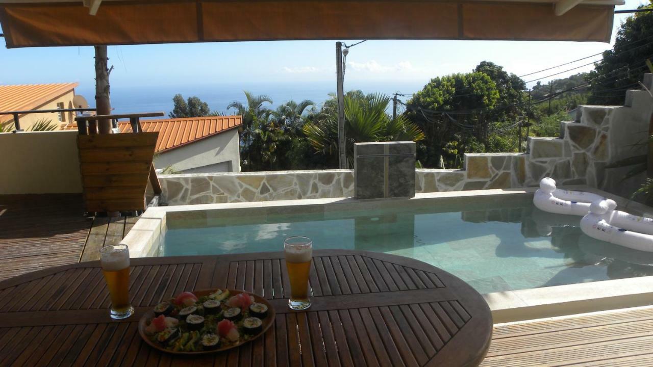 Casa vue mer avec sa piscine privée Saint-Leu Extérieur photo